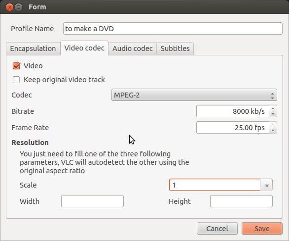 VLC video codec